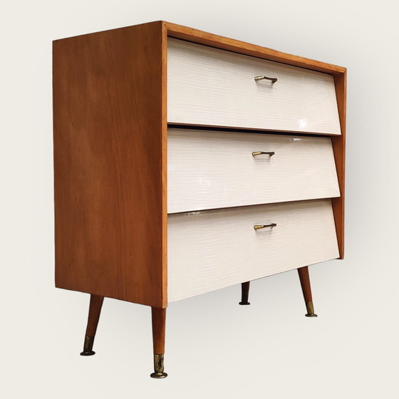 Image 1 of Mid Century schoenenkast