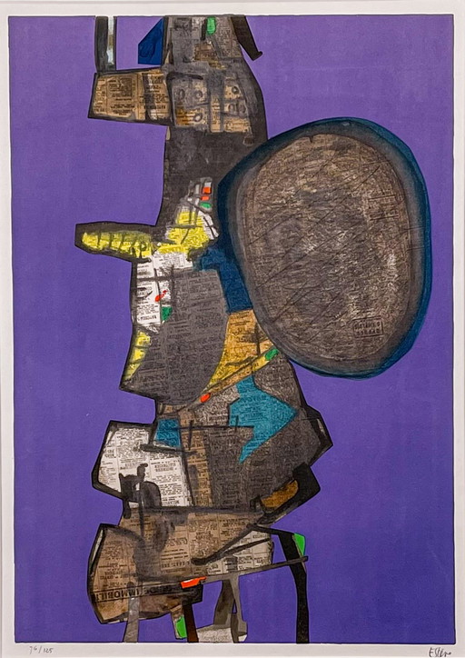 Maurice Estève - Bank Street, 1967 - Lithografie – lithos zeefdrukken, Paper, Abstract (photo 2 of 6)