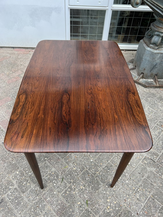 Image 1 of Mid Century eetkamertafel, Parlisander 