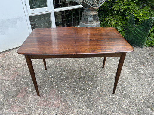 Mid Century eetkamertafel, Parlisander 