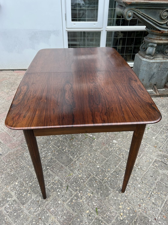 Image 1 of Mid Century eetkamertafel, Parlisander 