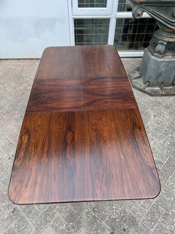 Image 1 of Mid Century eetkamertafel, Parlisander 