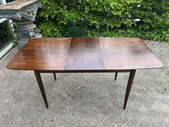 Image 1 of Mid Century eetkamertafel, Parlisander 