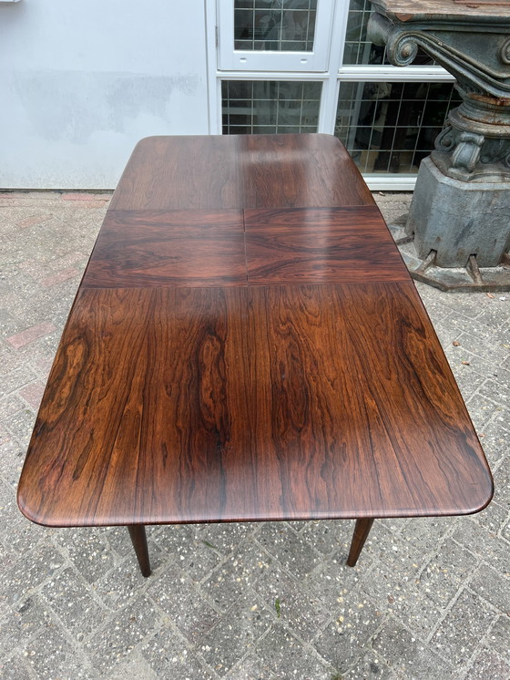 Image 1 of Mid Century eetkamertafel, Parlisander 