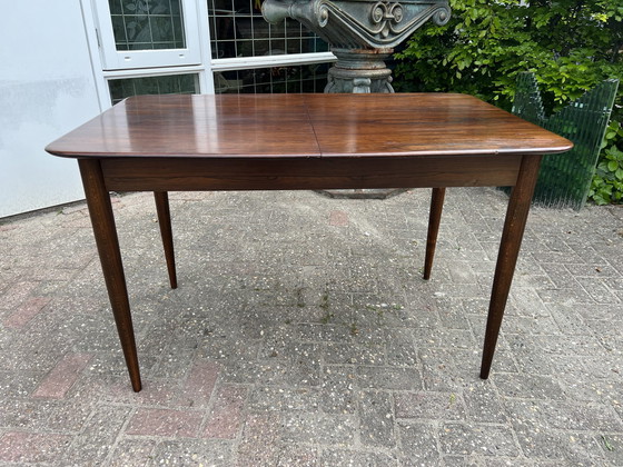 Image 1 of Mid Century eetkamertafel, Parlisander 