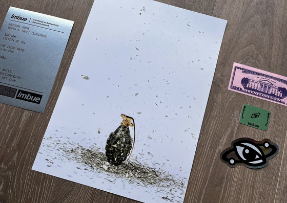 Image 1 of Imbue - Litho van overlijden en belastingen