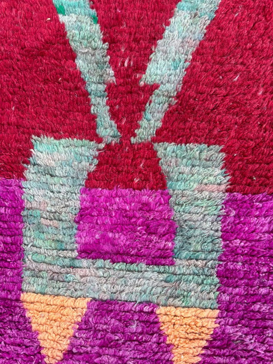 Image 1 of Marokkaanse kleurrijke Boho Berber Runner Rug