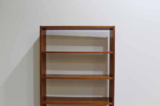 Image 1 of Vintage highboard Poul Cadovius voor KLM - jaren '60, teak