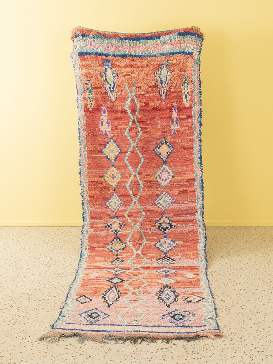 Image 1 of vintage Azilal, berber vloerkleed, 115 X 325 cm