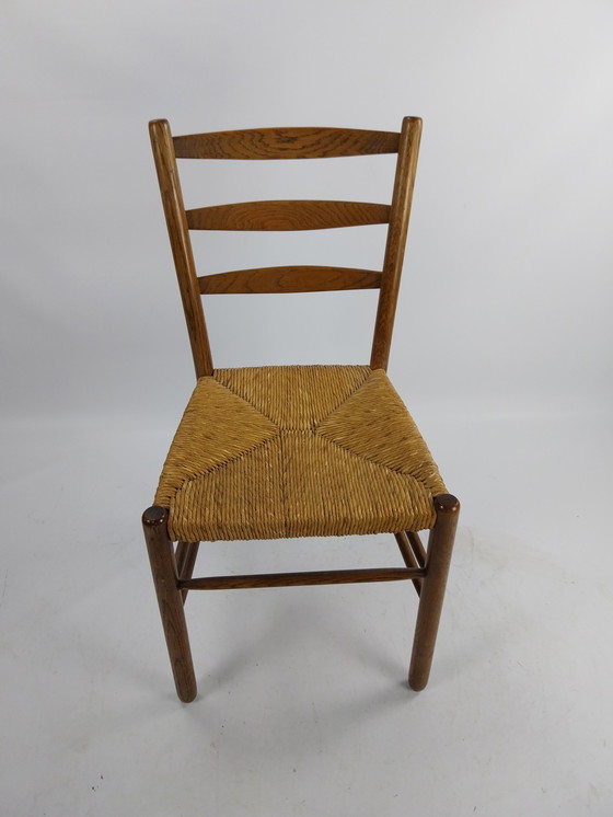 Image 1 of Set van 4 eetkamerstoelen uit het midden van de vorige eeuw door Hein Salomomson