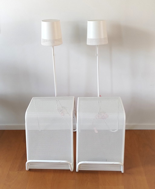 2 x bijzettafel met verlichting