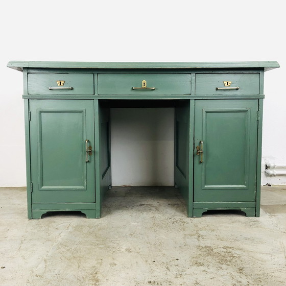 Image 1 of Vintage bureau groen