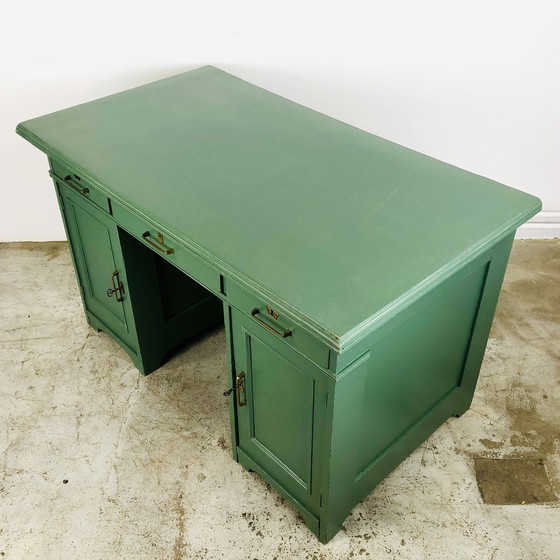 Image 1 of Vintage bureau groen