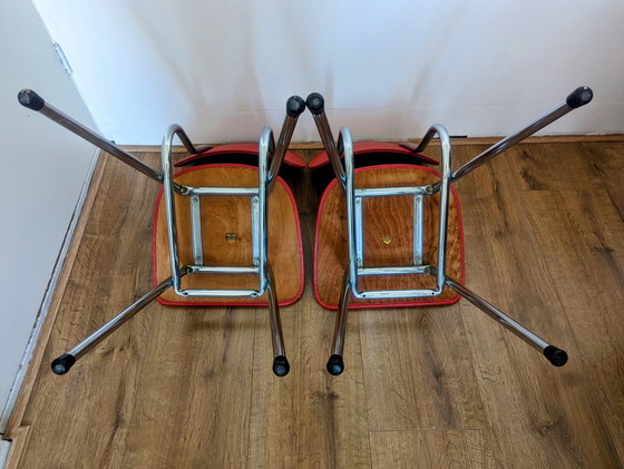 Image 1 of 2x Vintage Brabantia stoelen