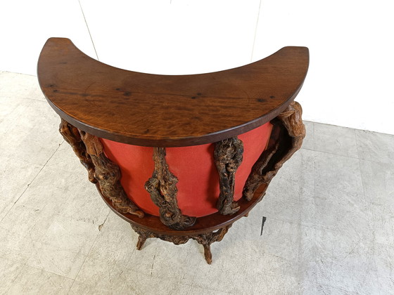 Image 1 of Vintage wijnstokhouten bar