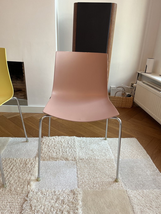 6x Arper Catifa 46 eetkamerstoelen