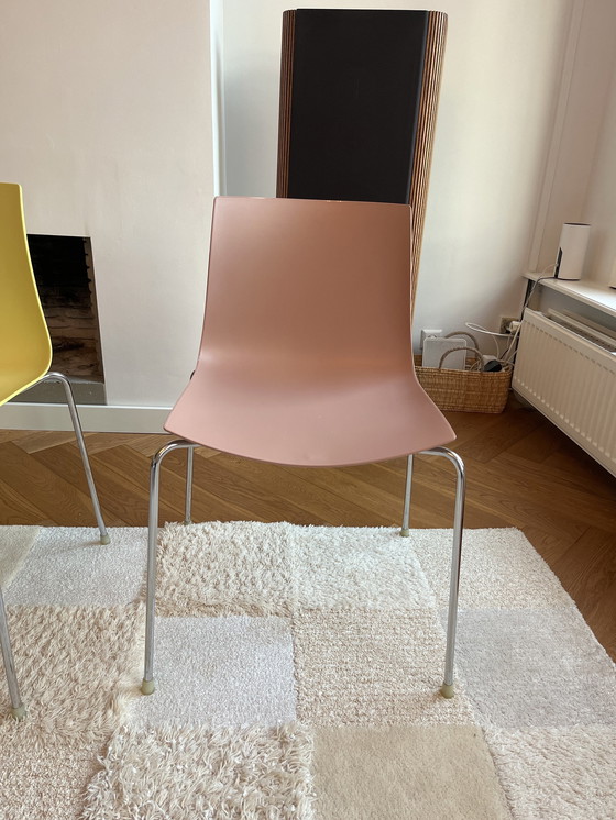 Image 1 of 6x Arper Catifa 46 eetkamerstoelen