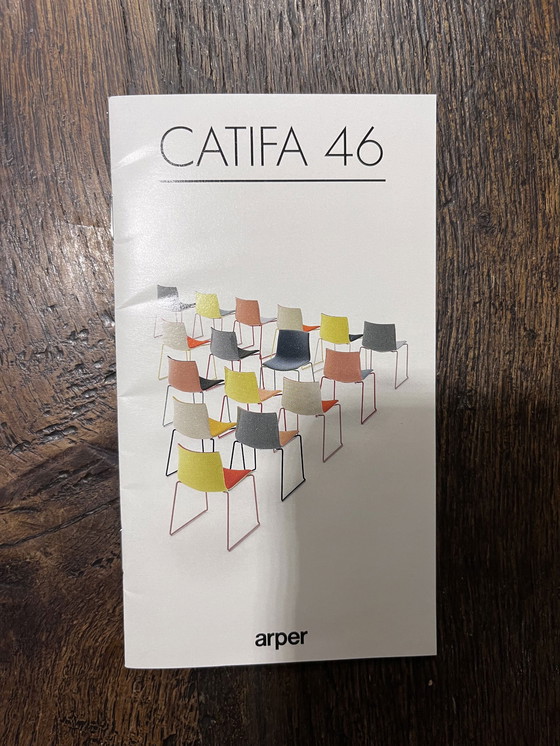 Image 1 of 6x Arper Catifa 46 eetkamerstoelen