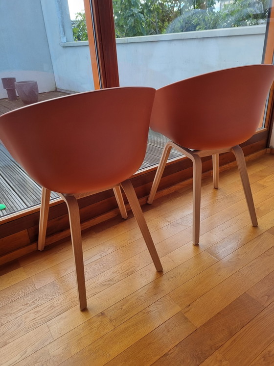 Image 1 of 2x Hay type AAC 222 kuipstoelen