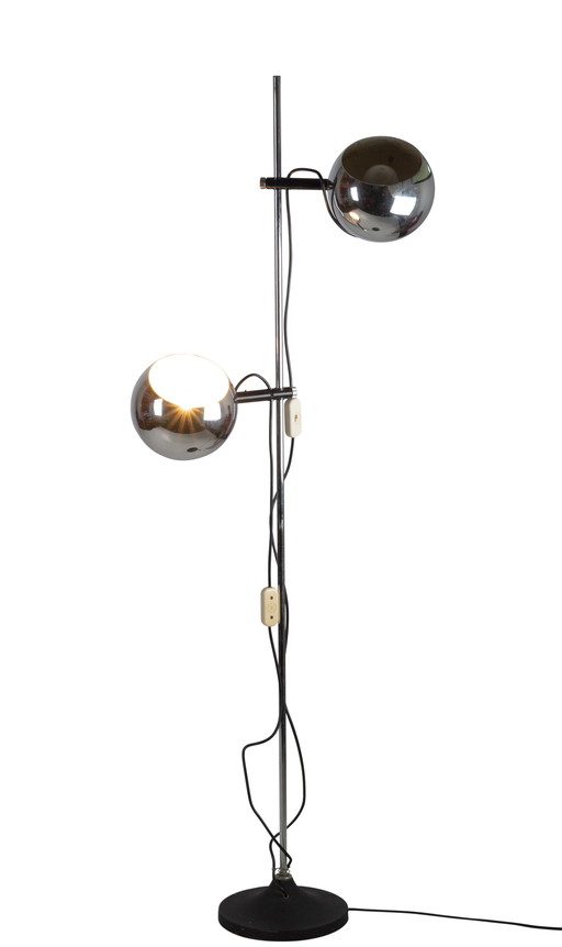 Herda verchroomde vloerlamp 1970'S