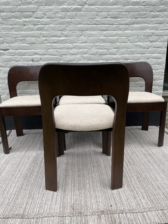 Image 1 of 4x Vintage diningchair