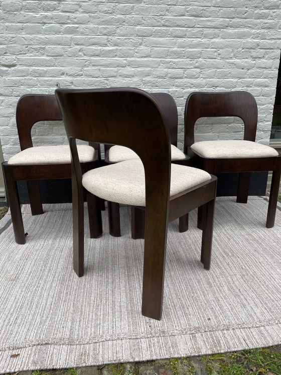 Image 1 of 4x Vintage diningchair