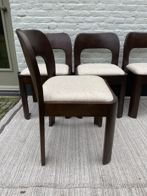 Image 1 of 4x Vintage diningchair