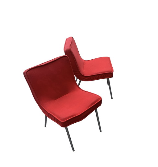 2 x Ligne Roset Vintage Design Lounge Stoelen France