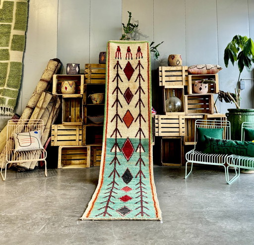 Modern Boho Marokkaanse Runner Rug