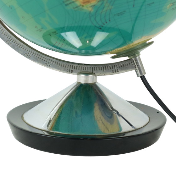 Image 1 of Verlichte Wereldbol Lamp 1970