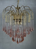 Rosé teardrop hanglamp