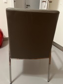 4x Calligaris design eetkamerstoelen