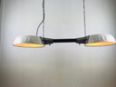 Franse vintage emaille hanglamp