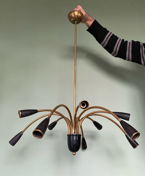 Image 1 of Mid century spider hanglamp