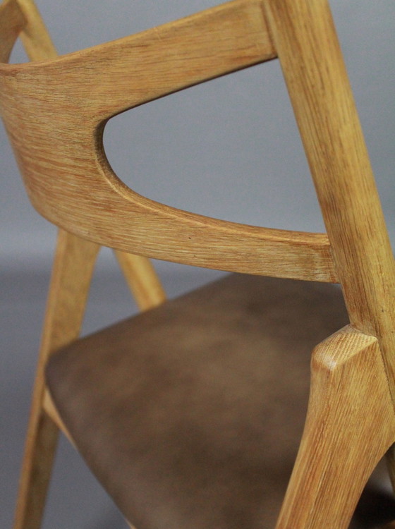 Image 1 of 6x Carl Hansen & Son CH29 stoelen van Hans J Wegner