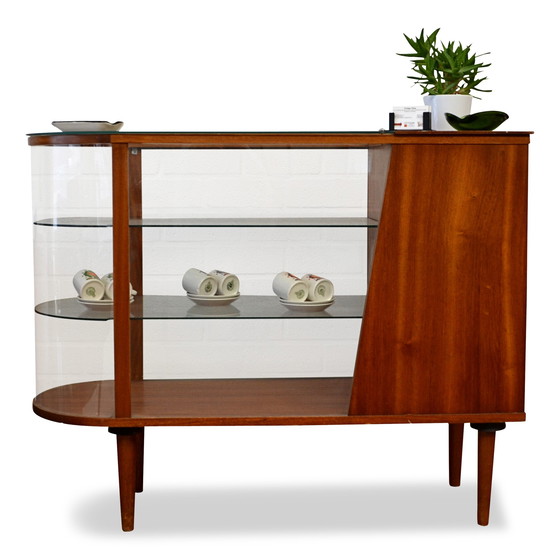 Image 1 of Vintage Deens design teak toonbank