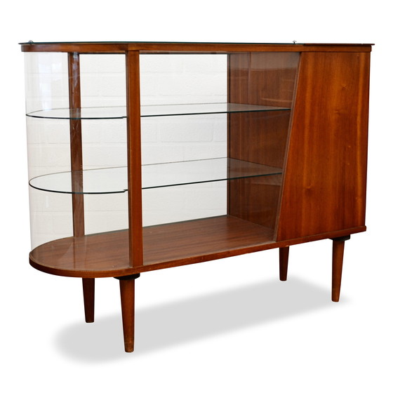 Image 1 of Vintage Deens design teak toonbank
