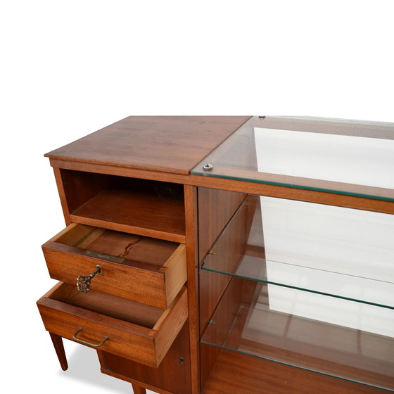 Image 1 of Vintage Deens design teak toonbank