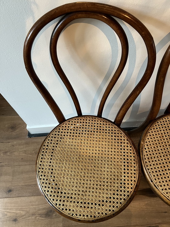 Image 1 of 4x Thonet Stoelen nr18