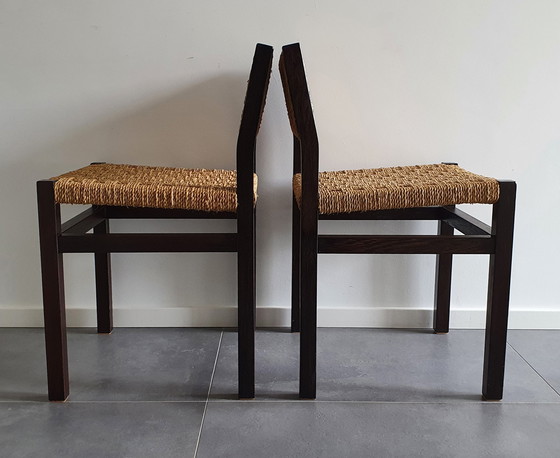 Image 1 of 2x vintage eetkamerstoelen