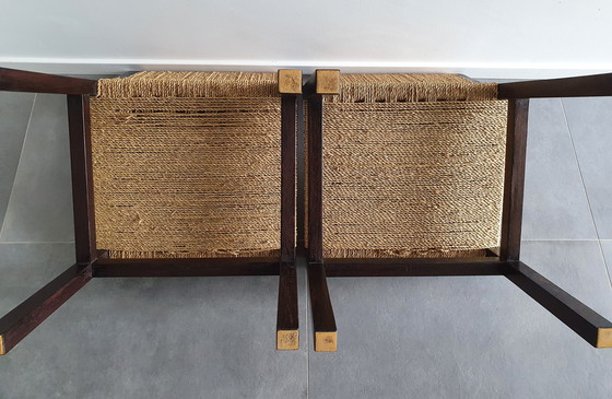 Image 1 of 2x vintage eetkamerstoelen