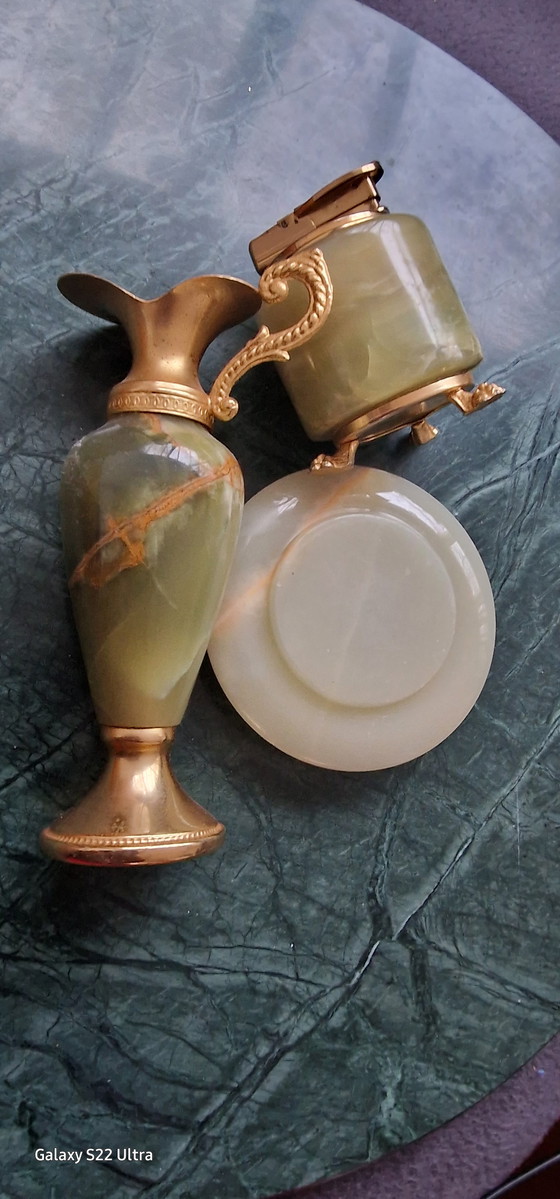 Image 1 of Vintage Onyx marmeren decoratie
