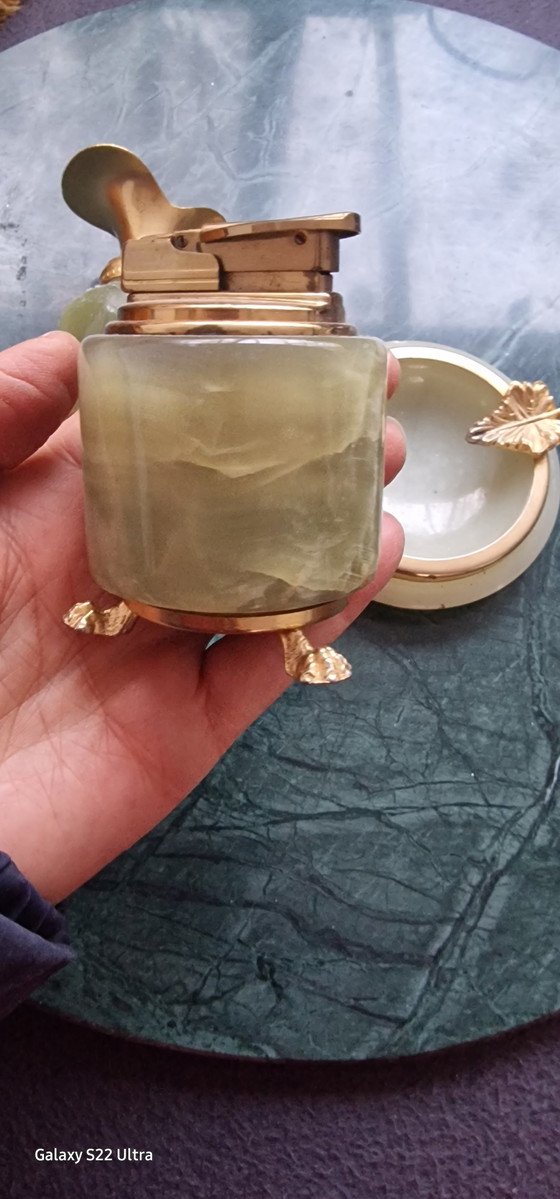 Image 1 of Vintage Onyx marmeren decoratie