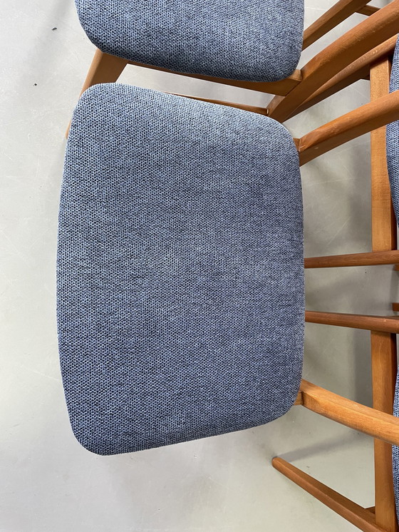 Image 1 of 8x Vintage Deense stoelen