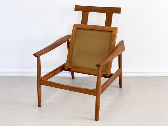 Image 1 of Arne Vodder FD164 France & Son fauteuil + hocker