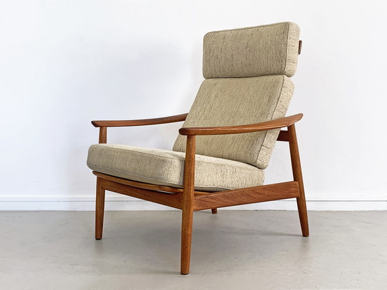 Image 1 of Arne Vodder FD164 France & Son fauteuil + hocker