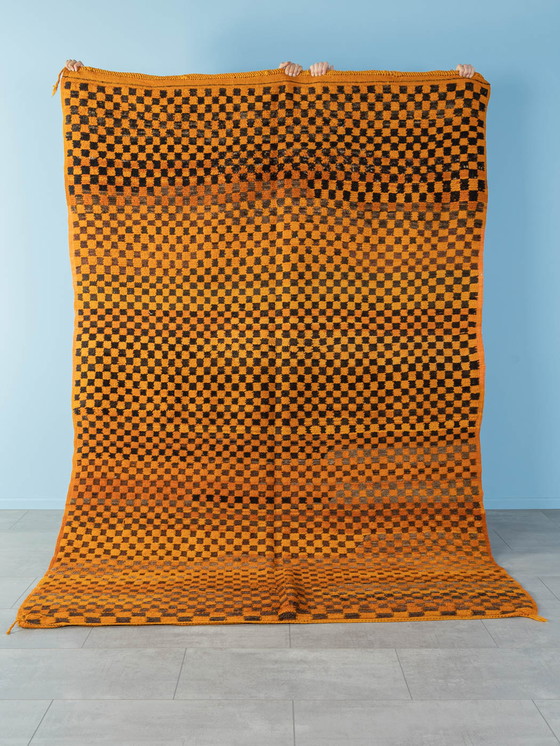Image 1 of vintage Taznakht, berber vloerkleed, 185 x 264 cm