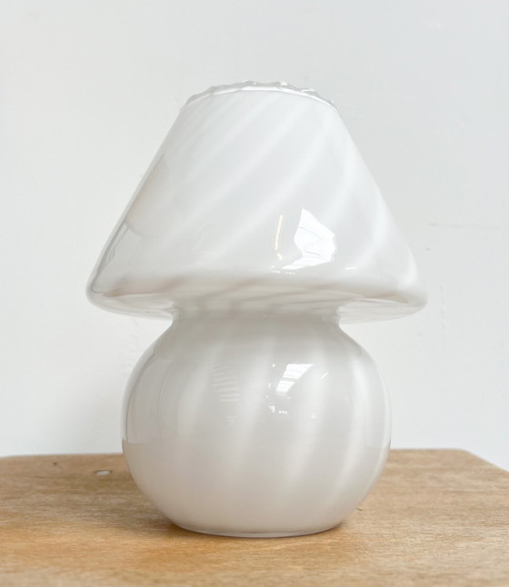 Image 1 of Swirl Mushroom tafellamp, 1960’s