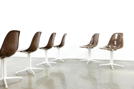 Image 1 of 6x Eames La fonda stoel, set