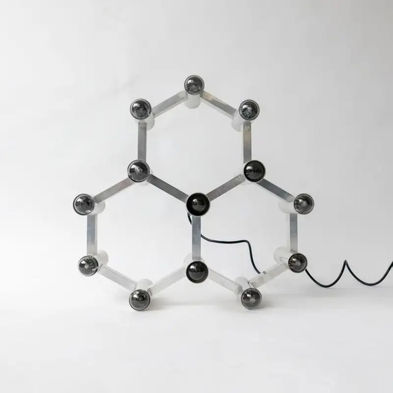 Image 1 of Gaetano Sciolari  Vintage Space Age geometrische kroonluchter